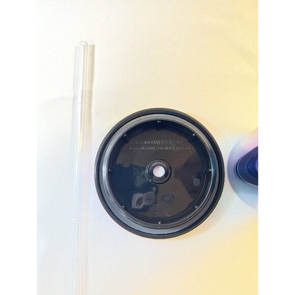 Starbucks Stainless Steel Cold Cup Iridescent 16 fl oz Holographic Purple Green - Picture 7 of 9